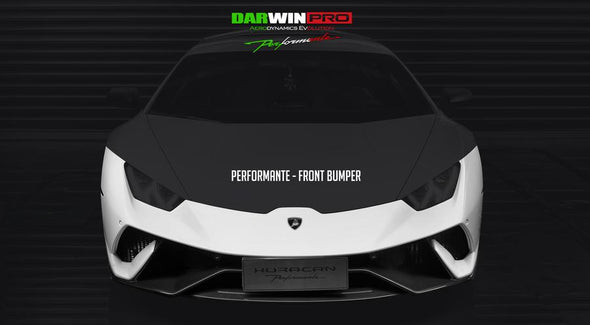 Darwinpro 2015-2020 Lamborghini Huracan LP610/LP580 Performante Style Partial Carbon Fiber Aero Full Kit