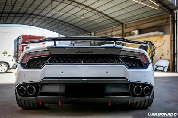 Carbonado 2015-2020 Lamborghini Huracan LP610/LP580 VRS-II Style Carbon Fiber Trunk Spoiler