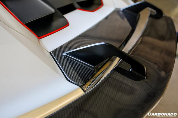 Carbonado 2015-2020 Lamborghini Huracan LP610/LP580 VRS-II Style Carbon Fiber Trunk Spoiler