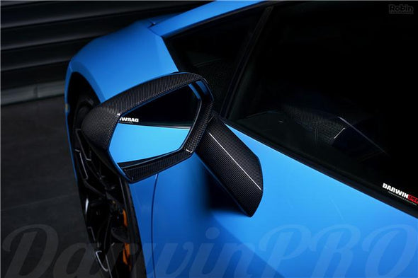 Darwinpro 2015-2019 Lamborghini Huracan LP610/LP580 Autoclave Carbon Fiber Mirror Replacement