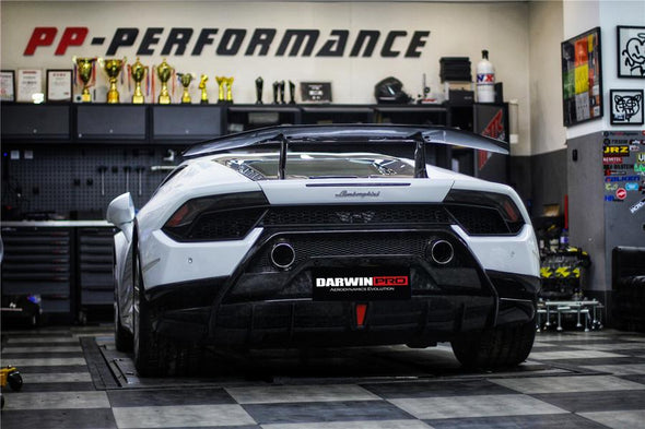 Darwinpro 2015-2020 Lamborghini Huracan LP580 OE Style Carbon Rear Bumper Grill
