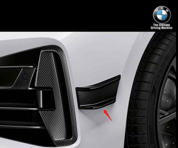 BMW 4-Series G22 M Performance Gloss Black Front Bumper Canard