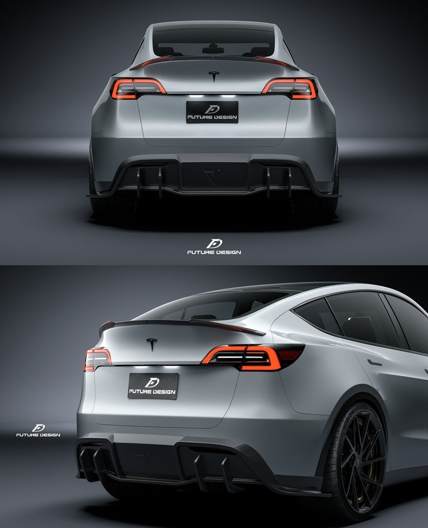 Future Design Carbon Fiber Rear Diffuser for Tesla Model Y – CarGym