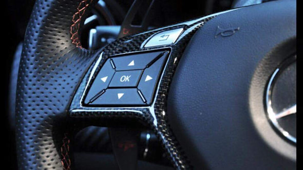 Mercedes-Benz Carbon Fiber Steering Wheel Trim for AMG only