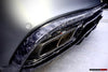 DarwinPro 2015-2018 Mercedes Benz W205 C63/S AMG Sedan IMP Style Carbon Fiber Rear Diffuser w/ Caps