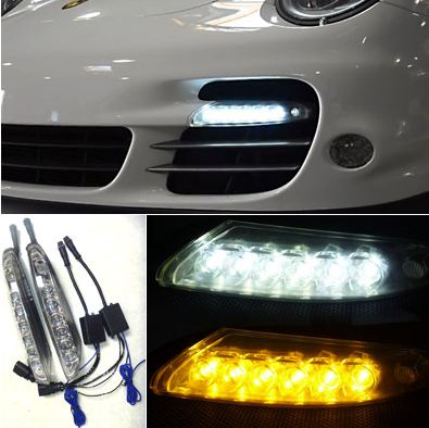 Porsche 997 911 Turbo / GT2 DRL LED Front Bumper Lamp