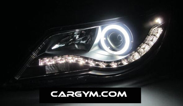 Volkswagen Tiguan 2007-2011 LED Headlight with CCFL Halo Ring