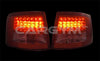 Audi A6 RS6 C5 1998-2005 Avant Red & Clear LED Taillight