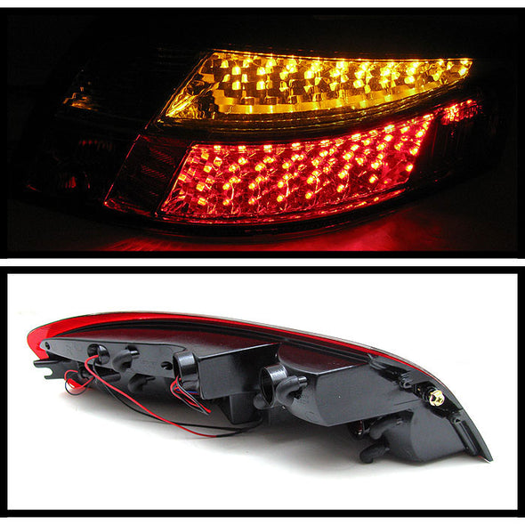 Porsche 996 Carrera 911 1998-2004 Red & Clear LED Taillight