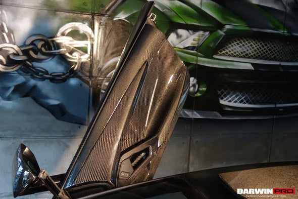 Darwinpro 2011-2016 Lamborghini Aventador LP700 Coupe Carbon Fiber Inner Door Replace