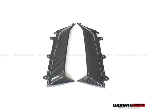 Darwinpro 2011-2016 Lamborghini Aventador LP700 Coupe Carbon Fiber Quarter Panel Fender Vent Outside