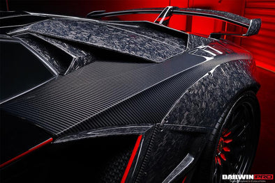 Darwinpro 2013-2016 Lamborghini Aventador LP700 Roadster Carbon Fiber Rear Intake Panel