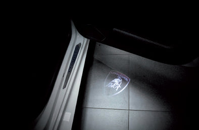 Lamborghini LED Door Lights with Logo – CarGym