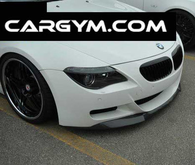 BMW E63 M6 V Style Carbon Fiber Front Lip Spoiler