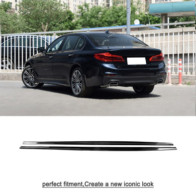 BMW 5-Series G30 M-Performance Style Carbon Fiber Side Skirts
