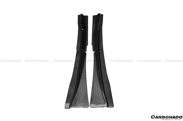 Carbonado 2011-2015 McLaren MP4-12C / 650S RZS Style Carbon Fiber Side Skirts