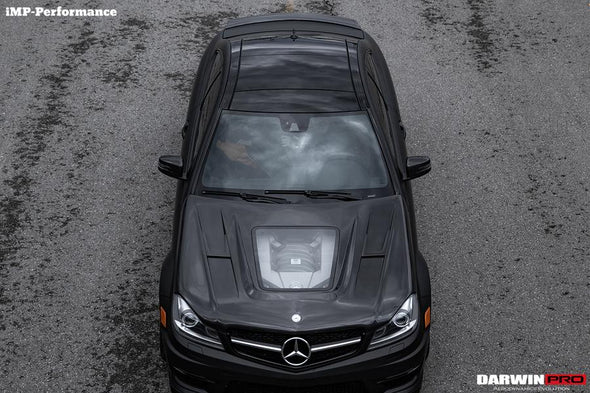 DarwinPro 2012-2014 Mercedes Benz W204 C63 AMG IMP Style Carbon Fiber Hood