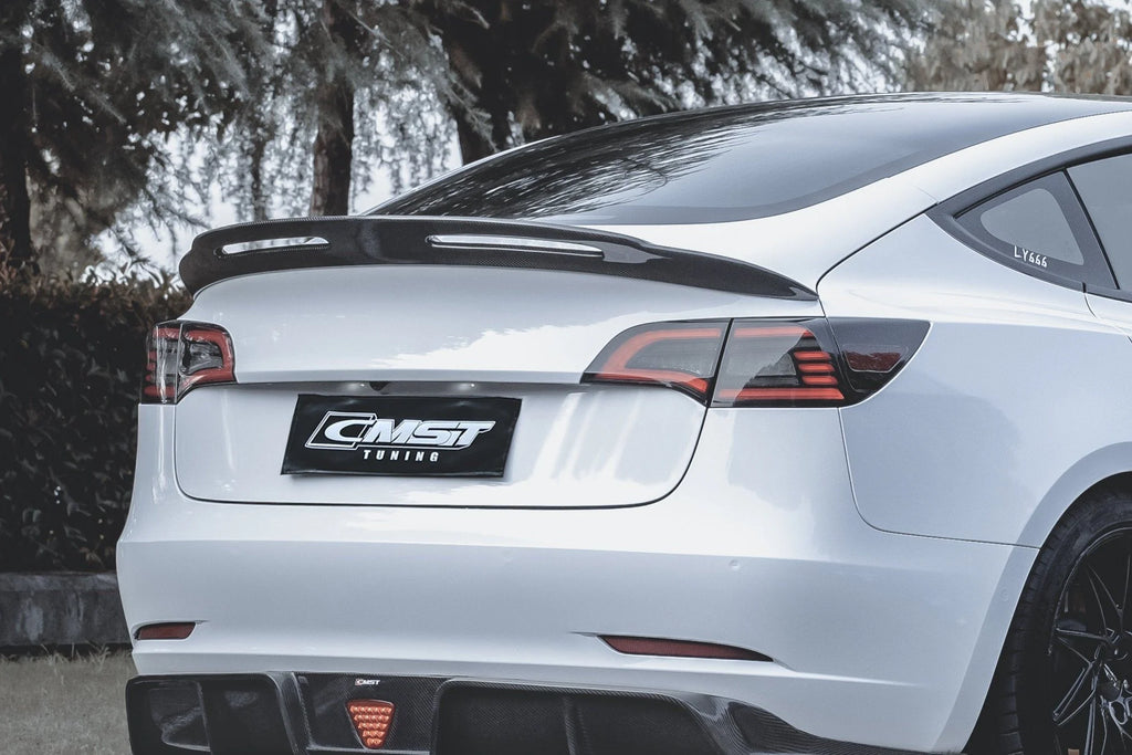 CMST Tesla Model 3 Carbon Fiber Rear Spoiler Ver.4 – CarGym