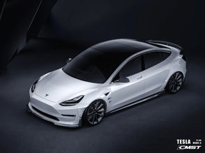 CMST Tesla Model 3 Carbon Fiber Side Skirts Ver.4