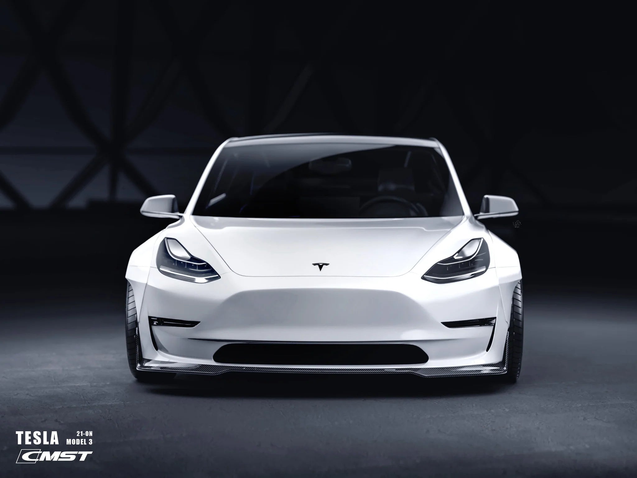CMST Tesla Model 3 Carbon Fiber Full Body Kit Style F – CarGym