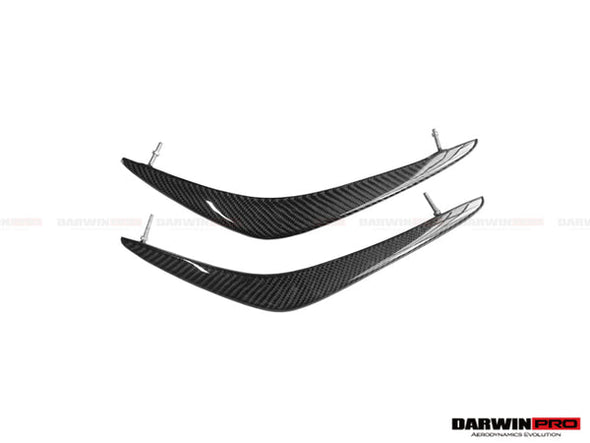 Darwinpro 2008-2011 Nissan GTR R35 CBA Carbon Fiber Front Canards