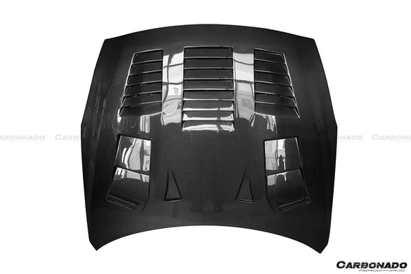Carbonado 2009-2016 Nissan GTR R35 CBA/DBA TP-2 Style Carbon Fiber Hood