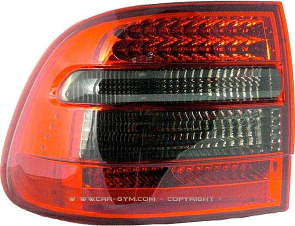 Porsche Cayenne 2002-2007 Red & Smoked LED Facelift Taillight
