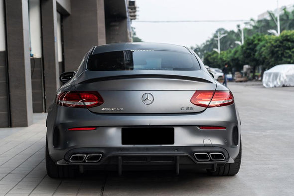 Carbonado 2015-2018 Mercedes Benz W205 C63/S AMG Coupe PS Style Rear Diffuser