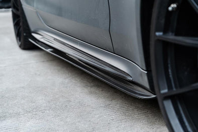 Carbonado 2015-2021 Mercedes Benz C-Class W205 Coupe PS Style Side Skirts