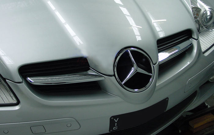 ABS Plastic Chrome Hood Vent Trim Fin Covers for Mercedes Benz R171 SLK ABS Plastic Chrome Hood Vent Trim Fin Covers for Mercedes Benz R171 SLK