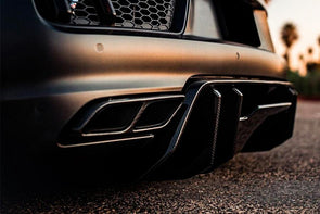 Carbonado 2016-2019 Audi R8 Coupe/Spyder VRS Style Carbon Fiber Rear Diffuser