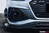 Darwinpro 2020-2022 Audi RS4 B9.5 BKSS Style Carbon Fiber Front Bumper Canards