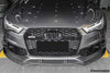 Carbonado 2013-2018 Audi RS6 Avant BS Style Carbon Fiber Front Bumper Canards