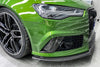 DarwinPRO 2013-2018 Audi RS6 Avant Carbon Fiber Front Bumper Caps