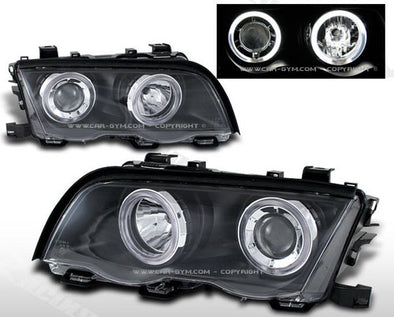 BMW E46 98-01 3-Series Sedan Projector Headlight CCFL Angel Eyes