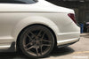 Carbonado 2012-2014 Mercedes Benz W204 C63 AMG RZS Style Carbon Fiber Rear Bumper Caps