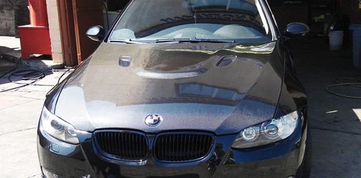 BMW E92 E93 M3 Style Carbon Fiber Front Hood