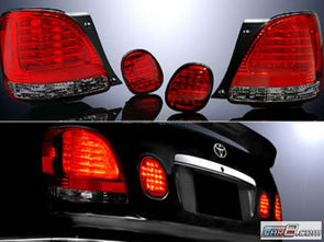 Lexus 98-05 GS300/GS400 Aristo LED Red & Smoke Taillight Set