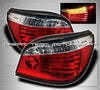 BMW E60 5-Series 04-08 Facelift Style Red & Clear LED Taillight