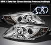 BMW Z4 E85 03-08 Chrome LED Angel Eyes Projector Headlight