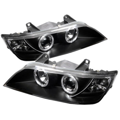 BMW Z3 96-02 Black Housing Projector Headlight LED Angel Eyes