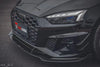 TAKD CARBON Dry Carbon Fiber Front Bumper Canards For Audi S5 & A5 S-Line B9.5 2020+