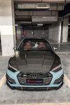 TAKD CARBON Dry Carbon Fiber Front Lip For Audi S5 & A5 S-Line B9.5 2020+