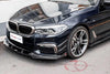 TAKD CARBON Dry Carbon Fiber Front Bumper Canards for BMW 5 Series G30 2017-2020 Pre-facelift