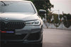 TAKD CARBON Dry Carbon Fiber Front Bumper Canards for BMW 5 Series G30 2021+Facelift