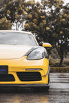 TAKD CARBON Dry Carbon Fiber Front Lip for Porsche 718 Boxster / Cayman