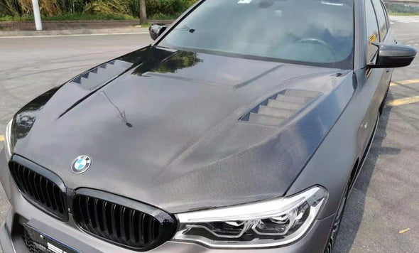 TAKD Carbon Dry Carbon Fiber Hood Bonnet for BMW M5 F90 & 5 Series G30 G31 2017+