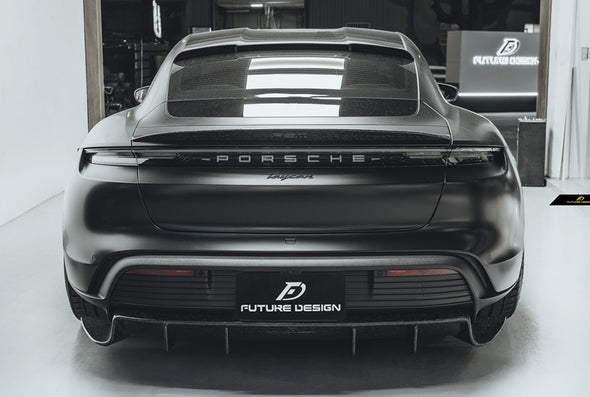 Future Design Carbon Fiber Rear Roof Spoiler for Porsche Taycan 2020+