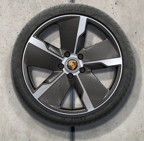 21” Porsche Taycan Exclusive Design with Carbon Aeroblades Wheel Set