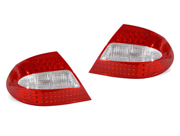 Mercedes-Benz CLK W209 03-09 Red & Clear LED Taillight